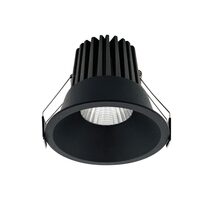 Ozone 12W LED High CRI Dimmable Downlight Black / Cool White