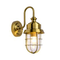Parol Outdoor Wall Light Electroplated Brass - PAROL5