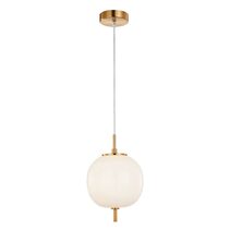 Pino Interior Round Pendant Brass - PINO1