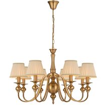 Siedel 8 Light Pendant With Shades Copper - SIEDEL PE08SH-CP