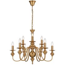 Siedel 9 Light Pendant Copper - SIEDEL PE09-CP