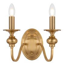 Siedel 2 Light Wall Bracket Copper - SIEDEL WB2-CP