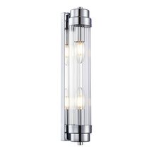 Varillas Interior Up/Down Clear Glass Rod Wall Light Chrome - VARILLAS2