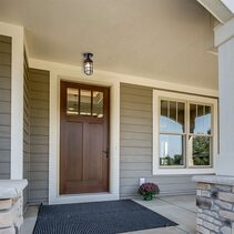 Villaku Outdoor Ceiling / Wall Light Matt Black - VILLAKU1