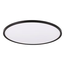 Romeo 48W LED 480mm Super Slimline Dimmable Oyster Black / Tri-Colour - 206355