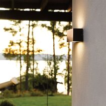 Asker Up & Down Wall Light Black - NLYS.1513B