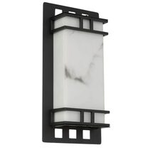 Burch 7W LED Outdoor Wall Light Black / Warm White - BURCH EX-BK