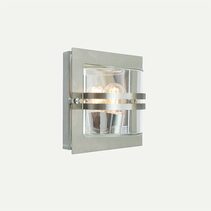 Bern Wall Light Galvanized / Clear - NLYS.650GA