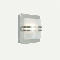 Bern Wall Light Galvanized / Frost - NLYS.651GA