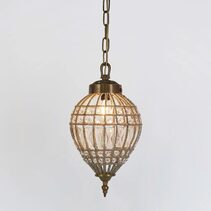 St Loren Chandelier Extra Small Antique Brass - ELD1026