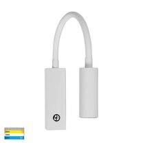 Lesen 3W Single Adjustable Touch Dimmable Wall Light With Flexible Arm White / Tri-Colour - HV3687T-WHT
