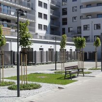 Koster 17.5W LED Bollard Graphite / Warm White - NLYS.1914GR