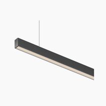 Petra 40W Dimmable 1200mm LED Pendant Black / Tri-Colour - LL1200M-BKTC40S