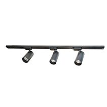 Logik 12W Dimmable LED Track Light Kit Black / Tri-Colour - LOGIK TS55.3-BK