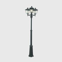 London 3 Light Pole Light Black - NLYS.483B