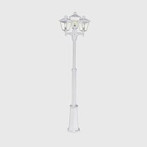 London 3 Light Pole Light White - NLYS.483W