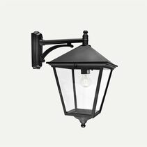London Arm Large Down Wall Light Black - NLYS.493B