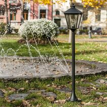 London Large Bollard Light Black - NLYS.485B