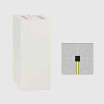 Lillehammer 4W LED Narrow Down Wall Light White - NLYS.1584W