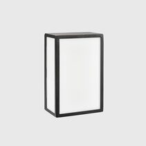 Lofoten Opal Flush Wall Light Black - NLYS.1960B
