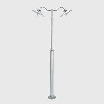 Karlstad 2 Light Post Light Galvanized - NLYS.2032GA