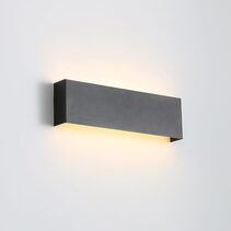 Rafter.30 12W Dimmable LED Wall Light Black / Tri-Colour - OL51521/30BK