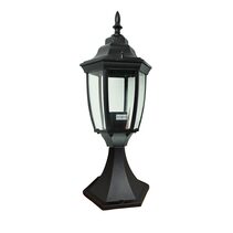 Highgate Traditional Pillar Mounted Light Black - OL7667BK