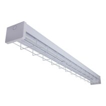 PARK-120 15W/30W No Sensor LED Wide Body 1200mm Wire Guard Emergency Batten White / Tri-Colour - 66083