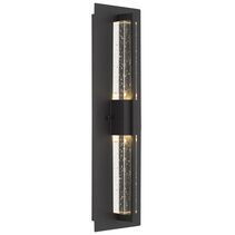 Prada 10W LED Exterior Wall Light Black / Warm White - PRADA EX-BK