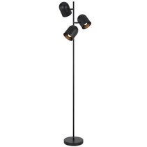 Turin Floor Lamp Black - TURIN FL3-BK