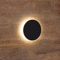 Circo.15 6W LED Outdoor Wall Mounted Disk Light Black / Tri-Colour - UA7355/15BK