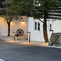 Asker 850mm 9.5W LED Bollard Graphite / Warm White - NLYS.1311GR