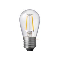 Shatterproof S14 24V DC LED 2W E27 Dimmable / Extra Warm White - F227-S14-C-24V-27K