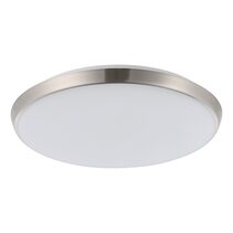 Ollie 2 18W/25W Dimmable LED Oyster Satin Nickel / Tri-Colour - 206395