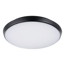 Ollie 2 12W/15W Dimmable LED Oyster Black / Tri-Colour - 206397