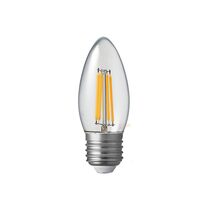 Filament Clear Candle 12V DC LED 4W E27 Dimmable / Warm White - F427-C35-C-12V