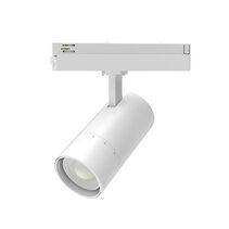 Single Circuit 20W Dimmable LED Zoom Track Light White / Tri-Colour - BJ20-WHTC20C02