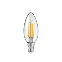 Filament Clear Candle LED 4.2W E14 Dimmable / Warm White - F4.214-C35-C-27K