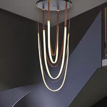 Mio 128W LED Pendant Black / Warm White - MIO PE80-BK