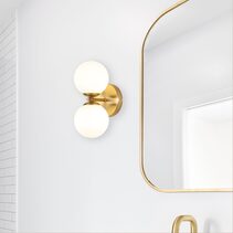 Oberon.2 Light Wall Light Satin Brass - OL54292SB