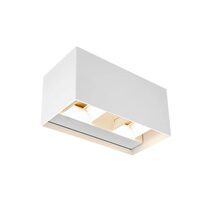 Outdoor 4 x 6W LED Up / Down Wall Light Black / Tri-Colour - ST254-WHTC4X6