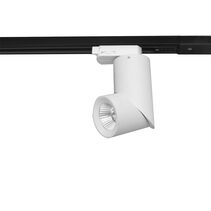 Single Circuit 12W Dimmable LED Track Light White / Cool White - TH17 SAND WH-4000K