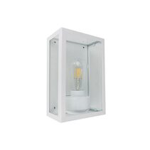 Outdoor 1 Light Wall Light White - WL31031-WHE27