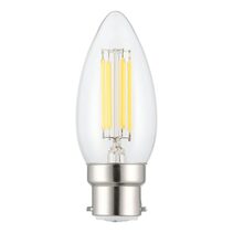 Filament Clear Candle LED 4W B22 Dimmable / Warm White - 206437