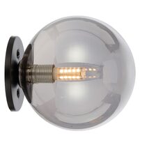Gaston Wall Light Black / Smoke - GASTON WB-BKSM