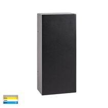 Essil 12W 12V DC Up & Down LED Wall Light Black / Tri-Colour - HV3650T-BLK-12V