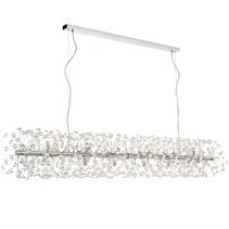 Lerida 18 Light Rectangular Pendant Chrome - LERIDA PE18R-CH