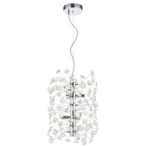 Lerida 6 Light Vertical Pendant Chrome - LERIDA PE6V-CH