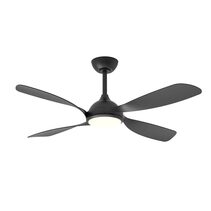 Hampton 52" DC Smart Ceiling Fan With WIFI Remote Control + LED Light Matt Black - MHDC1343M