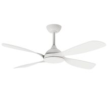 Hampton 52" DC Smart Ceiling Fan With WIFI Remote Control Matt White - MHDC134W